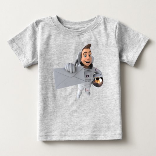 Pour Bébé T-shirt Astronaut 3D Universe Adorables (Devant)