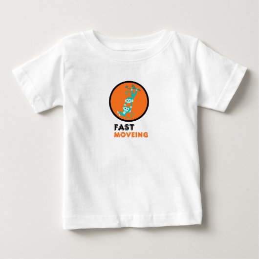 Pour Bébé T-shirt au singe (Devant)