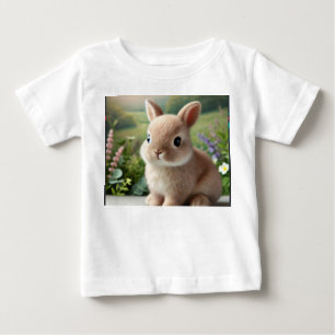 Pour Bébé T-shirt avec image de lapin