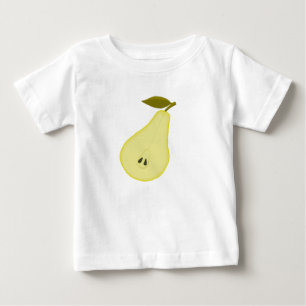 Pour Bébé T-shirt avec poire mignonne