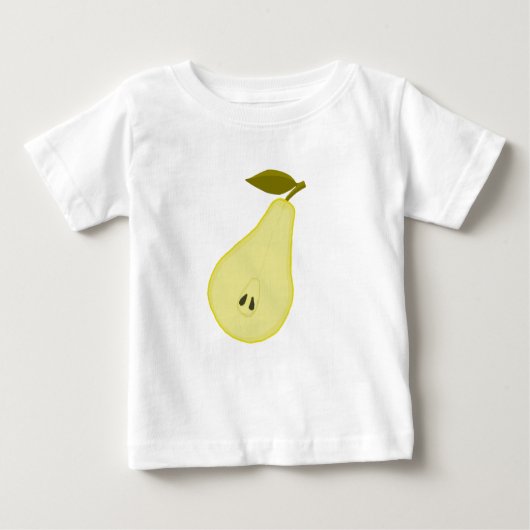 Pour Bébé T-shirt avec poire mignonne (Devant)
