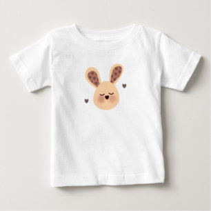 Pour Bébé T-shirt avec un lapin mignon endormi