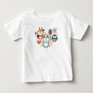Pour Bébé T-shirt avec une jolie illustration