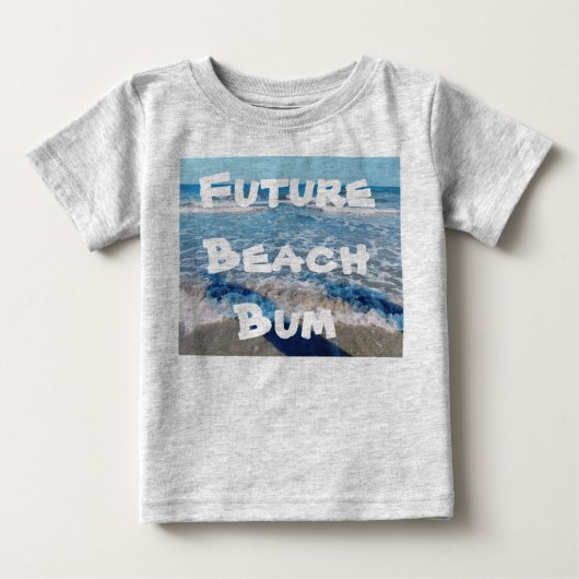 Pour Bébé T-shirt Baby Beach Bum (Devant)
