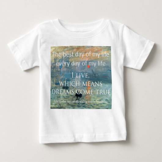 Pour Bébé T-shirt Baby Fine Jersey (Devant)