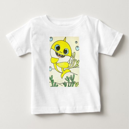 Pour Bébé T-shirt Baby Shark (Devant)