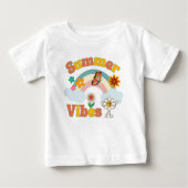 Pour Bébé T-shirt Baby Summer Vibes (Devant)