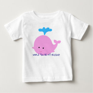 Pour Bébé T-shirt Beach Party, T-shirt Graphique de baleine
