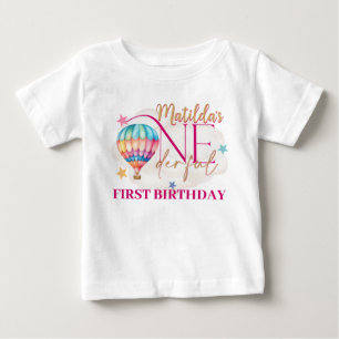 Pour Bébé T-shirt Bear in a Balloon Baby Fine Jersey
