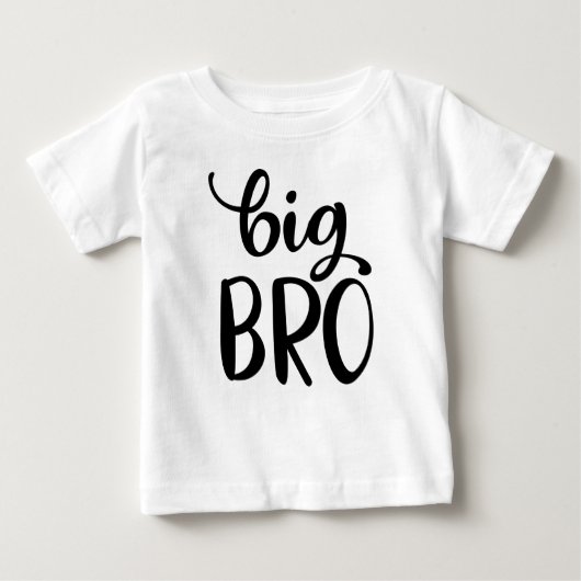 Pour Bébé T-shirt Big Bro Big Brother (Devant)