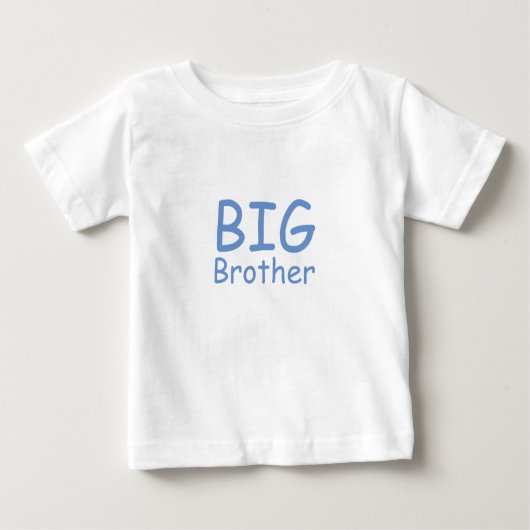Pour Bébé T-shirt "Big Brother" (Devant)