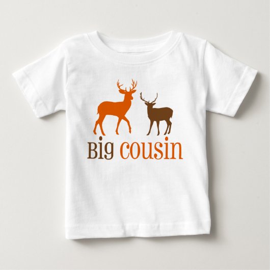 Pour Bébé T-shirt Big Cousin Deer (Devant)