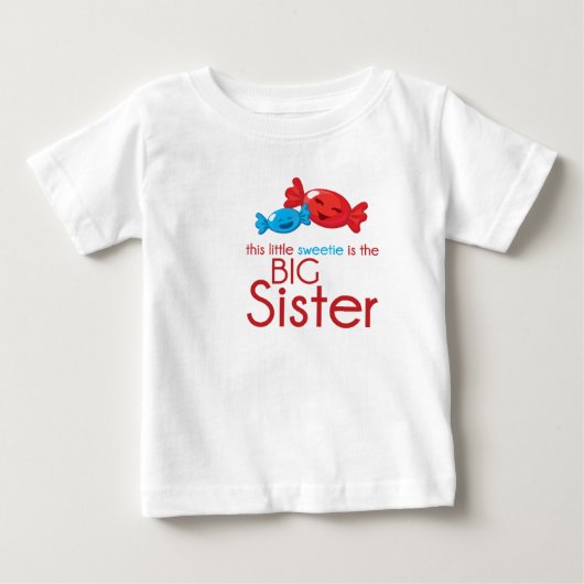 Pour Bébé T-shirt Big Sister (Devant)