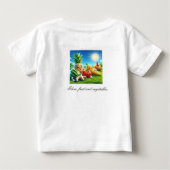 Pour Bébé T-Shirt Bon Matin Sain (Dos)