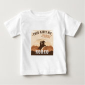 Pour Bébé T-shirt Boots Cowboy, premier tee de rodéo (Devant)