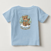 Pour Bébé T-shirt Câlin Doux Ours (Dos)