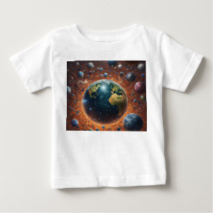 Pour Bébé T-shirt "Celestial Harmony Earth T-Shirt"
