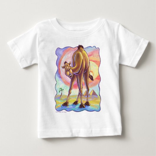 Pour Bébé T-shirt chameau (Devant)