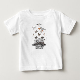 Pour Bébé T-Shirt Chat | Style mignon et drôle de chaton