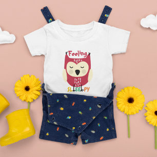 Pour Bébé T-shirt Chouette à cartons multicolores
