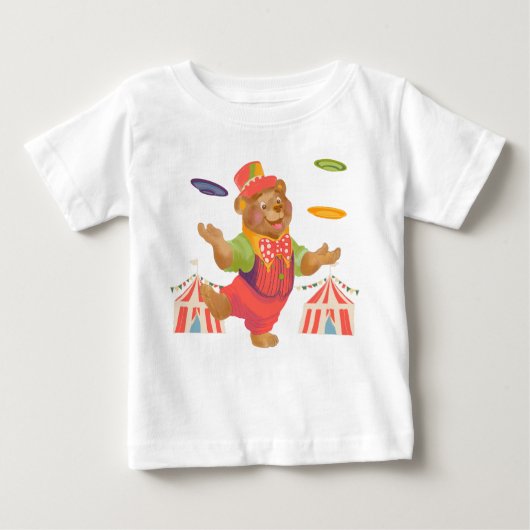Pour Bébé T-shirt Circus Bear (Devant)