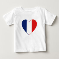 T-shirt Coeur du drapeau Guyane