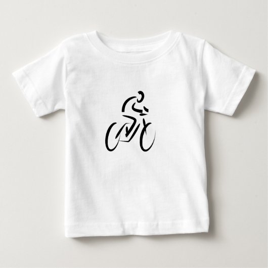 Pour Bébé T-shirt Conception Vélo (Devant)