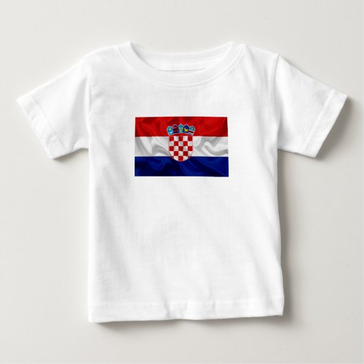 Pour Bébé T-shirt Croatie (Devant)