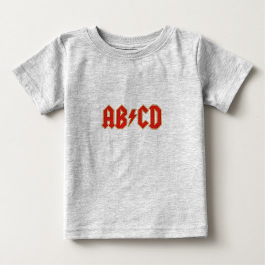 Pour Bébé T-shirt d'Ab/Cd (Devant)