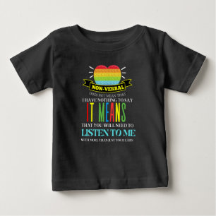 Pour Bébé T-SHIRT d'amour de Sensibilisations sur l'autisme 