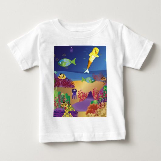 Pour Bébé T-Shirt Danni la Sirène (Devant)