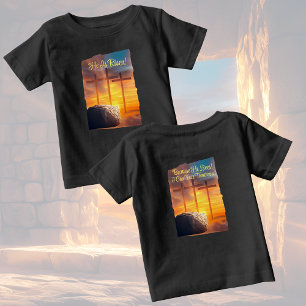 Pour Bébé T-Shirt de célébration de la Résurrection de Pâque