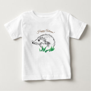 Pour Bébé T-shirt de dessin de hérisson mignon