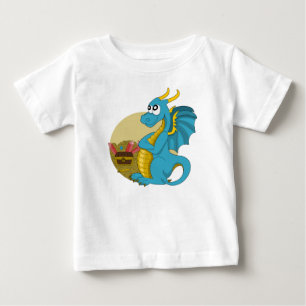 Pour Bébé T-shirt de dragon de bande dessinée