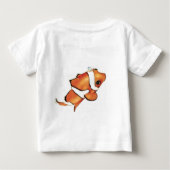 Pour Bébé T-shirt de Guppie de poisson rouge (Dos)