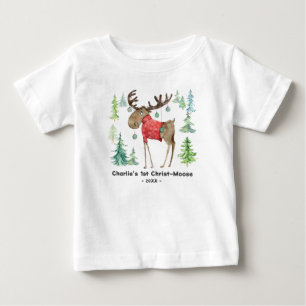 Pour Bébé T-shirt de la carrosserie Christ-Moose Baby First 