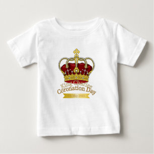 Pour Bébé T-shirt de la Couronne du jour du couronnement