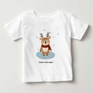 Pour Bébé T-shirt de la petite aide de père Noël