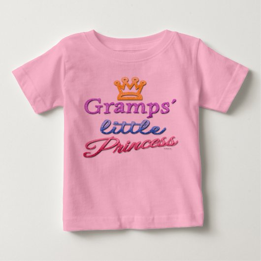 Pour Bébé T-shirt de la petite princesse de Gramps (Devant)