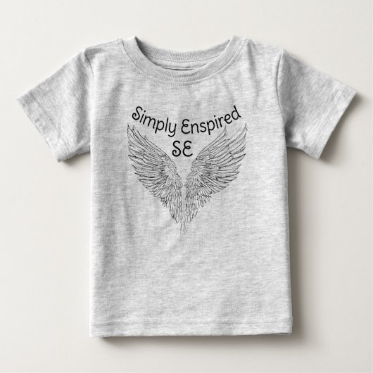 Pour Bébé T-shirt de l'aile d'ange tout simplement envoûtée (Devant)
