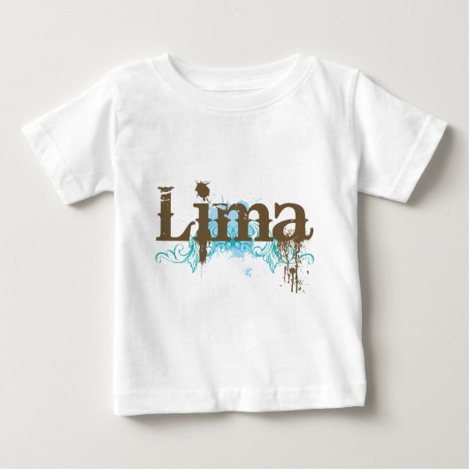Pour Bébé T-shirt de Lima du Pérou (Devant)