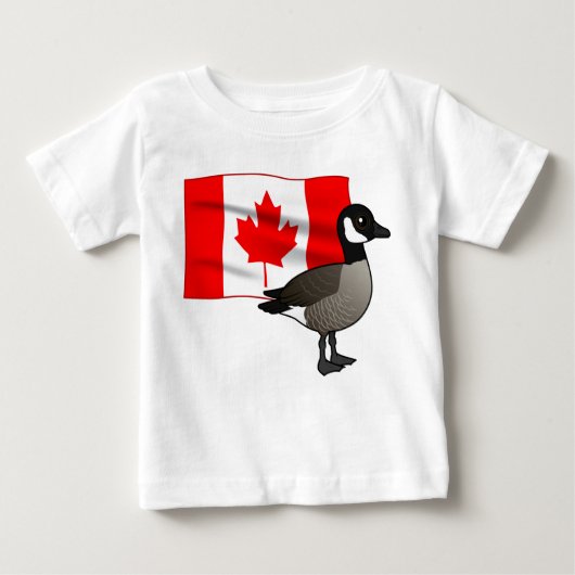 Pour Bébé T-shirt de l'oie canadienne (Devant)