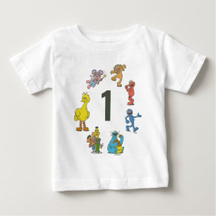 Pour Bébé T-Shirt de naissance avec personnages vintage de S