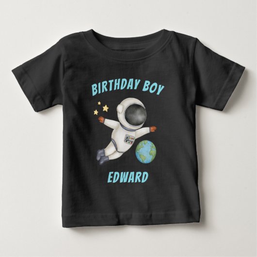 Pour Bébé T-shirt de naissance d'Espace Cute Spaceman (Devant)