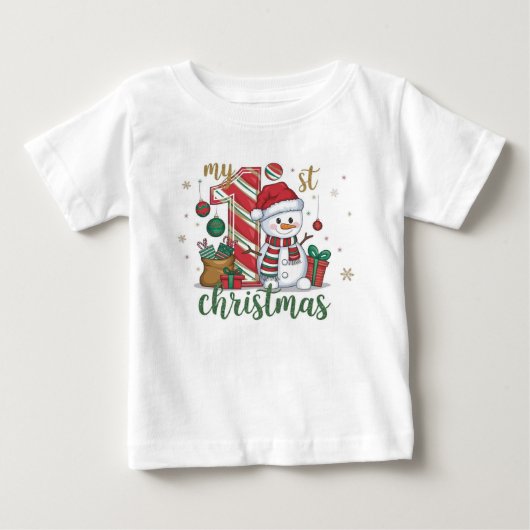 Pour Bébé T-Shirt de Noël (Devant)