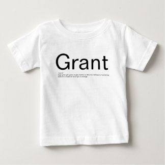 Pour Bébé T-shirt de nom, Grant