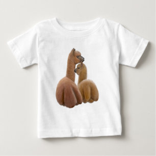 Pour Bébé T-shirt de nourrisson d'amour d'alpaga