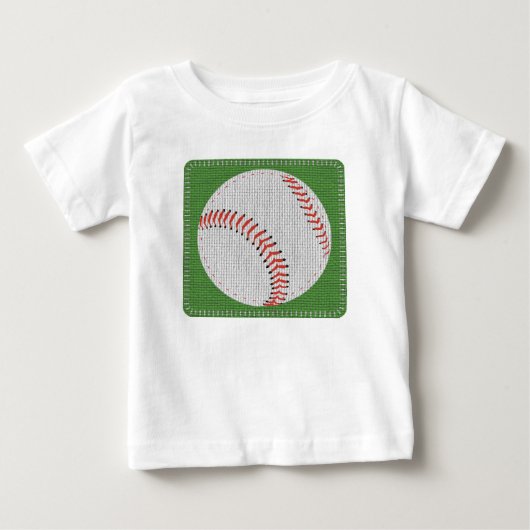 Pour Bébé T-shirt de nourrisson de base-ball (Devant)