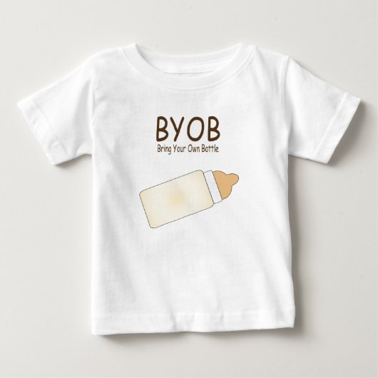 Pour Bébé T-shirt de nourrisson de BYOB (Devant)