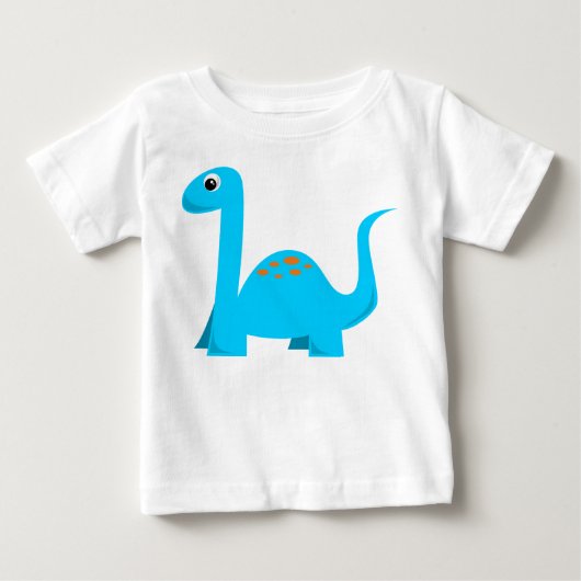 Pour Bébé T-shirt de nourrisson de dinosaure (Devant)